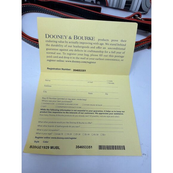 Disney Dooney And Bourke Mickey Minnie Geometric Satchel Black Red - Picture 5 of 8